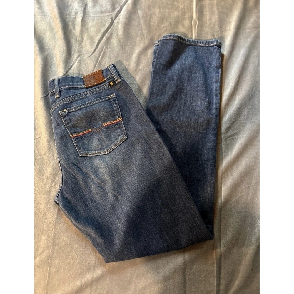Lucky Brand Sofia Straight Leg Jeans With Embroidered Back Pockets Size 8/29